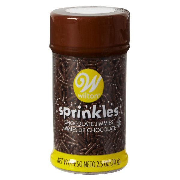 Wilton Chocolate Jimmies Sprinkles, 2.5 oz.