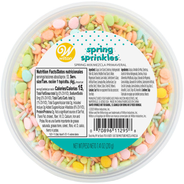 Wilton Spring Sprinkles Mix, 7.41 oz. — Cake and Candy Supply
