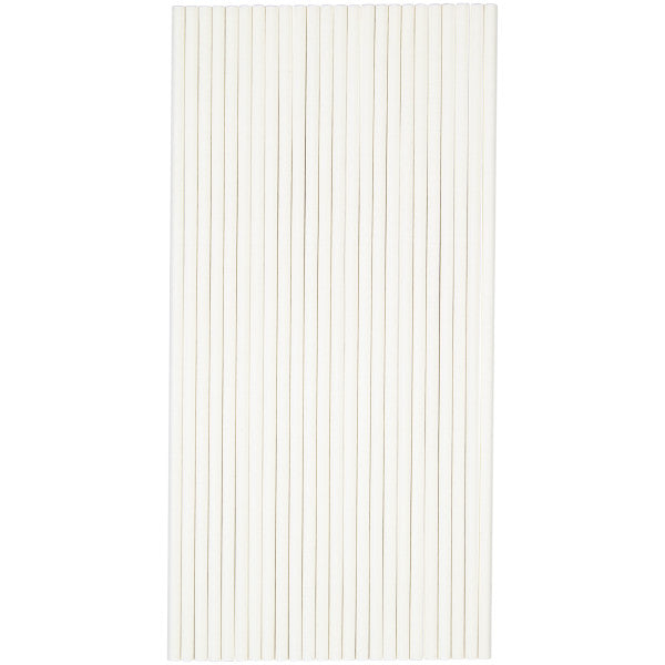 Wilton 8-Inch White Treat Sticks, 25-Count