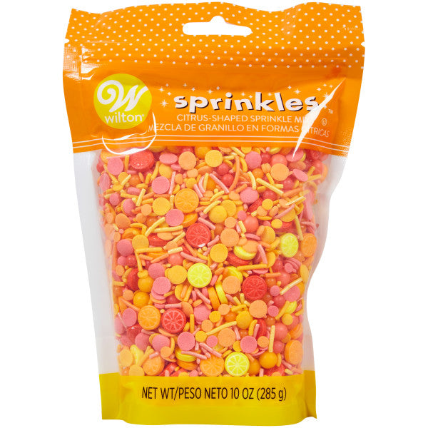 Wilton Orange Citrus Sprinkles Mix, 10 oz.