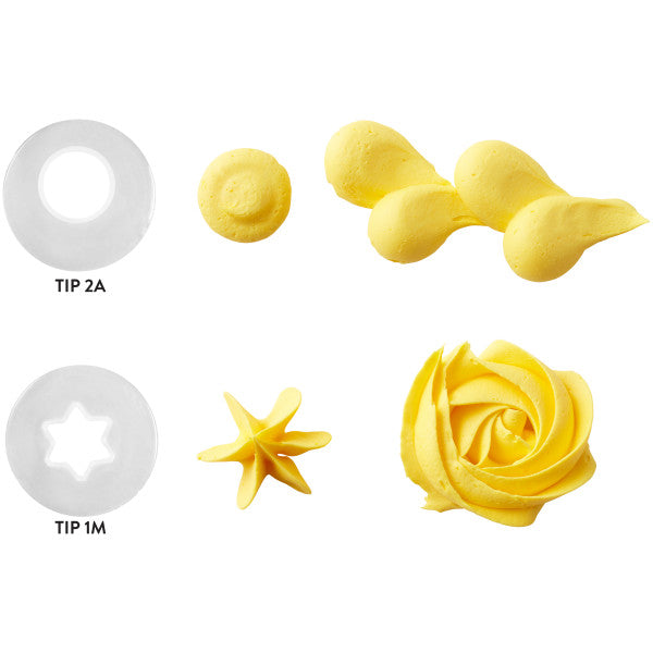 Wilton Disposable Cake Decorating Tips Set, 2-Piece