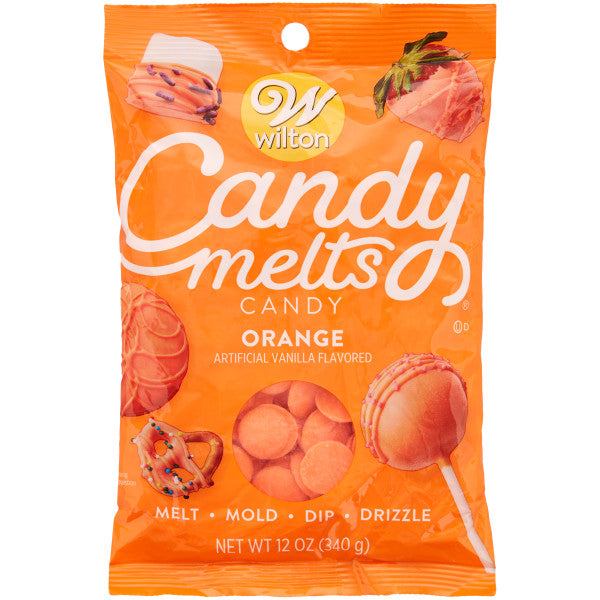 Wilton Candy Melts Orange Candy, 12 oz.