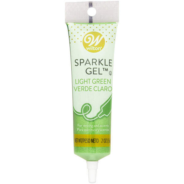 Wilton Light Green Sparkle Gel, 2 oz.