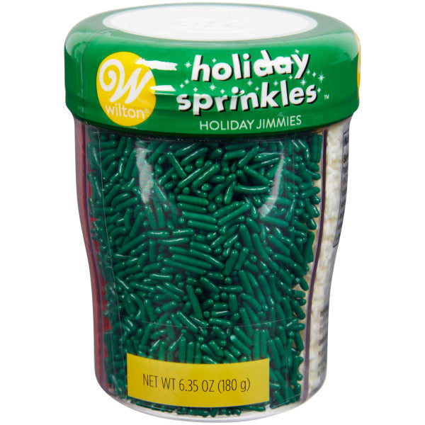 Wilton Christmas Jimmies Sprinkles, 6.35 oz. 3 Cell