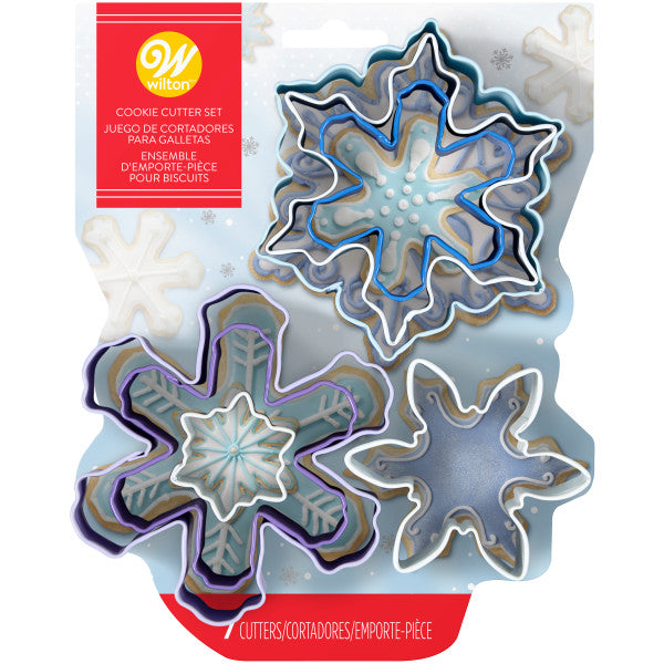 Wilton Snowflake Cookie Cutter Set, 7-Piece