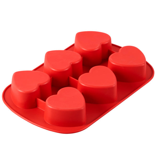New Heart Silicone Mold For Valentine's Day Chocolate 6 Cavities Easy  Release 3D Heart Love Shape Silicone Cake Mold - Buy New Heart Silicone  Mold For Valentine's Day Chocolate 6 Cavities Easy