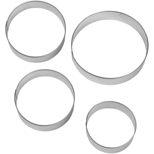 Wilton Nesting Circles Cookie Cutter Set, 4-Piece