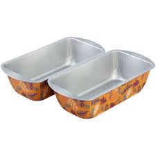 Wilton Bake and Bring Autumn Print Non-Stick Loaf Pans, 2-Count