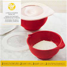 Navy & Gold Nesting Measuring Cups with Snap-On Ring, 4-Count - Wilton