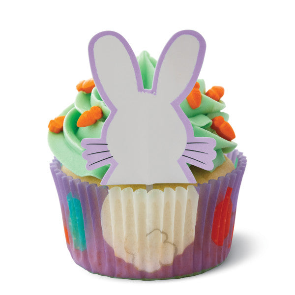 Wilton Easter Bunny and Carrot Cupcake Decorating Kit, 48-Piece
