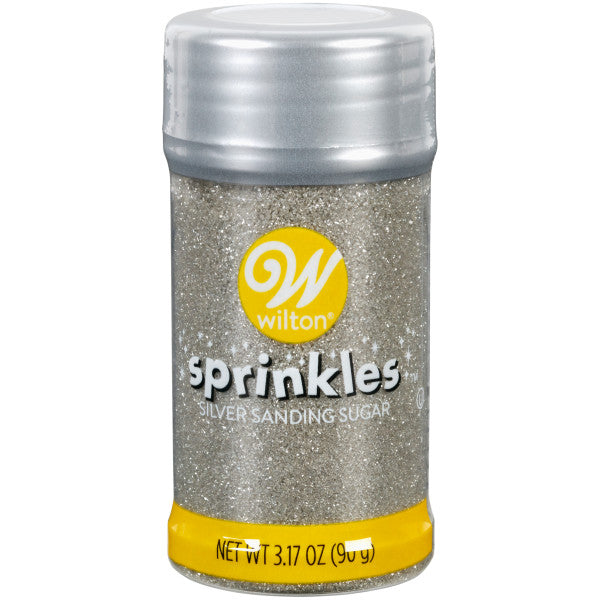 Wilton Light Silver Sanding Sugar Sprinkles, 3.17 oz.