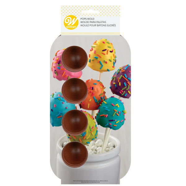 Kmart Brownie Pops Silicone 8-Round Cavity Mold