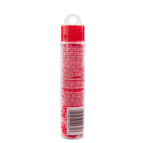 Wilton Red Jumbo Nonpareils Sprinkle Tube, 1.8 oz.