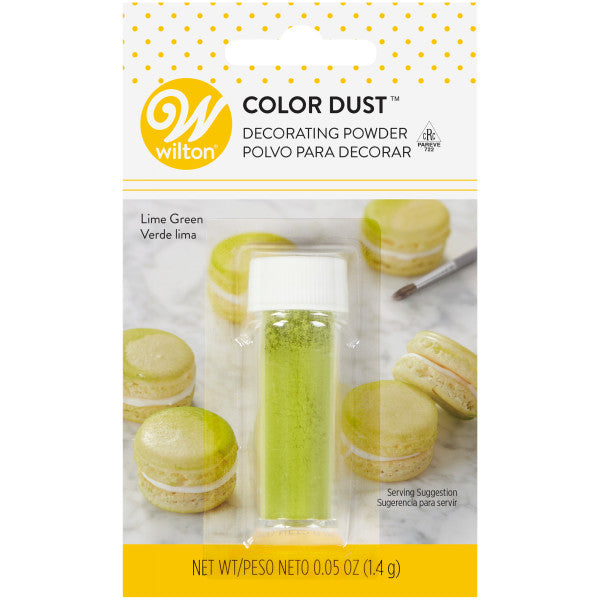 Wilton Lime Green Color Dust, 0.05 oz.