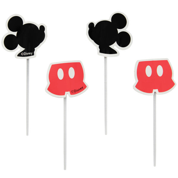 Wilton Disney Junior Mickey Mouse Cupcake Toppers, 24-Count