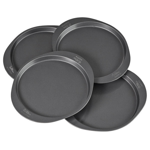 Wilton Easy Layers! Round Layer Cake Pans Set,  4-Piece