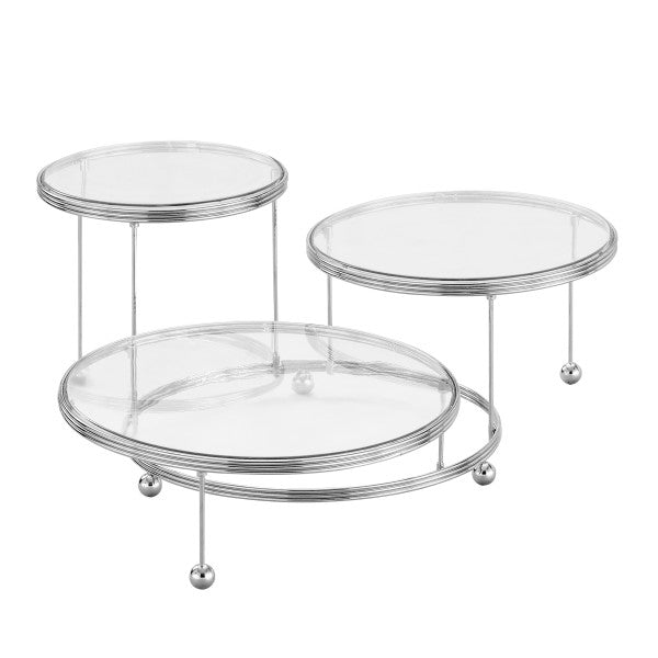 Wilton Cakes 'N More 3-Tier Cake Stand, Chrome