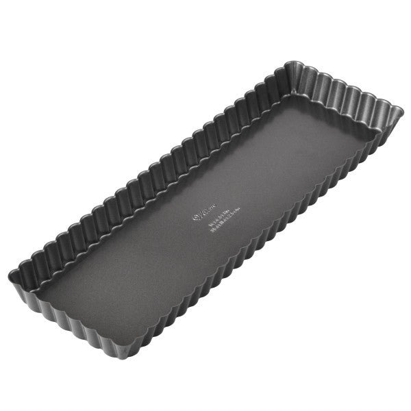Wilton Extra Long Non-Stick Tart and Quiche Pan, 14 x 4.5-Inch
