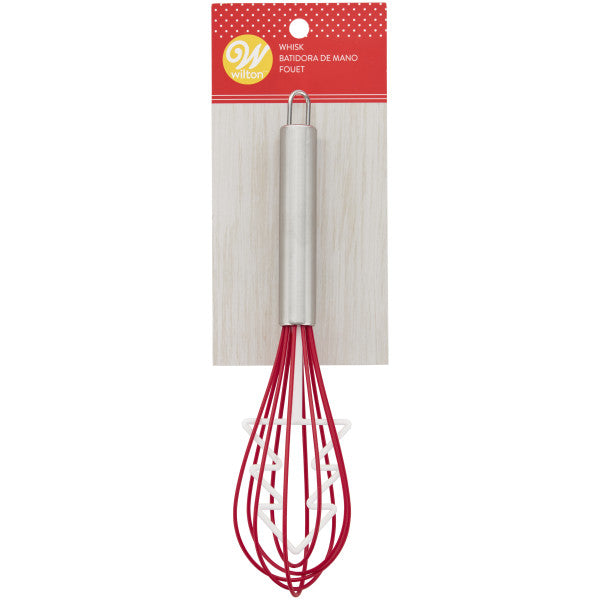 Kitchen Whisk - Red, Silicone