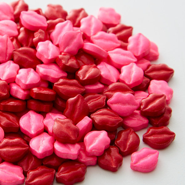 Wilton Red and Pink Lips Valentine's Day Sprinkle Mix, 2.82 oz.