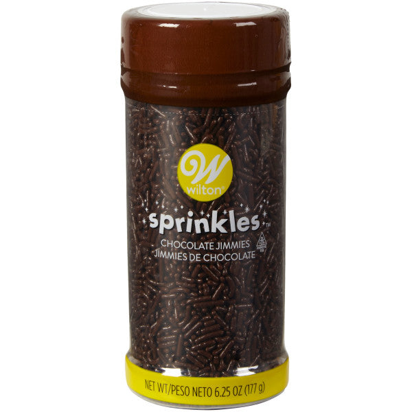 Wilton Chocolate Jimmies Sprinkles, 6.25 oz.