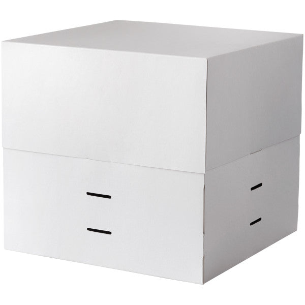 Wilton Adjustable White Cake Box