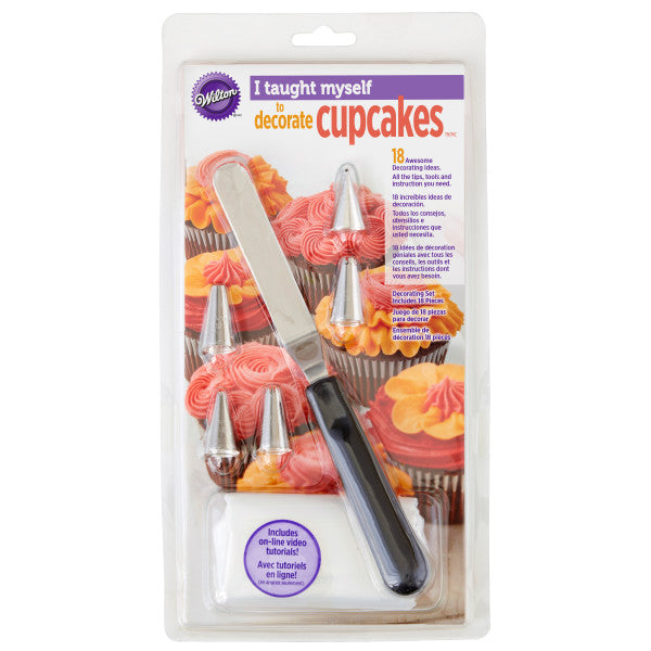 Wilton "I Taught Myself To Decorate Cupcakes" Cupcake Decorating Book Set - How To Decorate Cupcakes