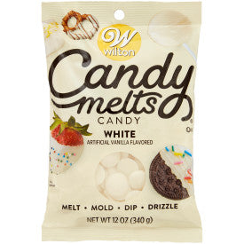 Wilton Candy Melts, Red, Vanilla Flavor 7 oz