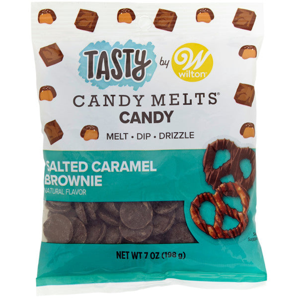 Tasty by Wilton Salted Caramel Brownie Candy Melts Candy, 7 oz.