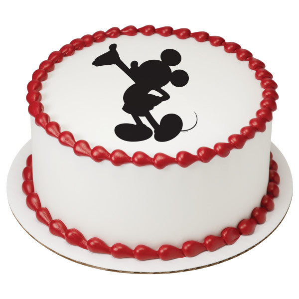 Mickey Mouse Silhouette Edible Cake Image PhotoCake®