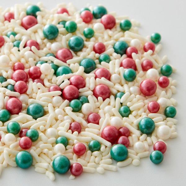 Wilton Holiday Lights Red, Green and White Christmas Sprinkle Mix, 4.6 oz.