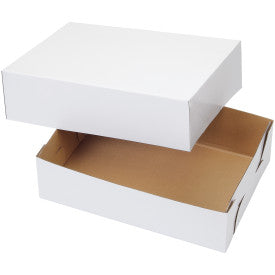 Wilton White Corrugated Cake Box, 10 x 14 Inch
