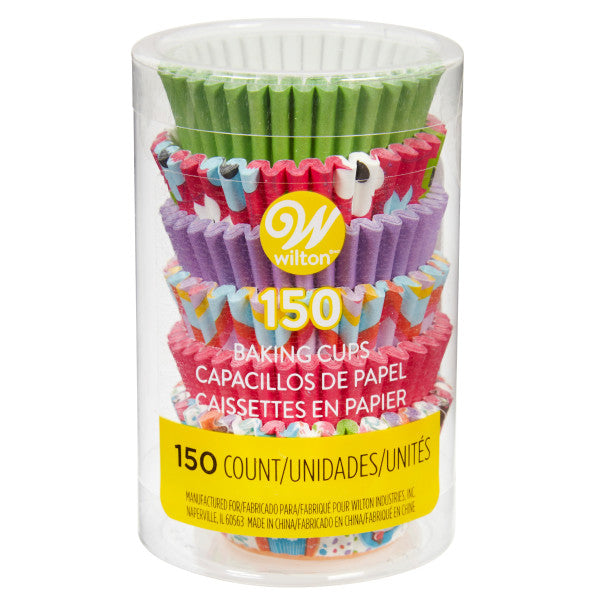 Wilton Pop of Pink Mini Cupcake Liners, 150-Count