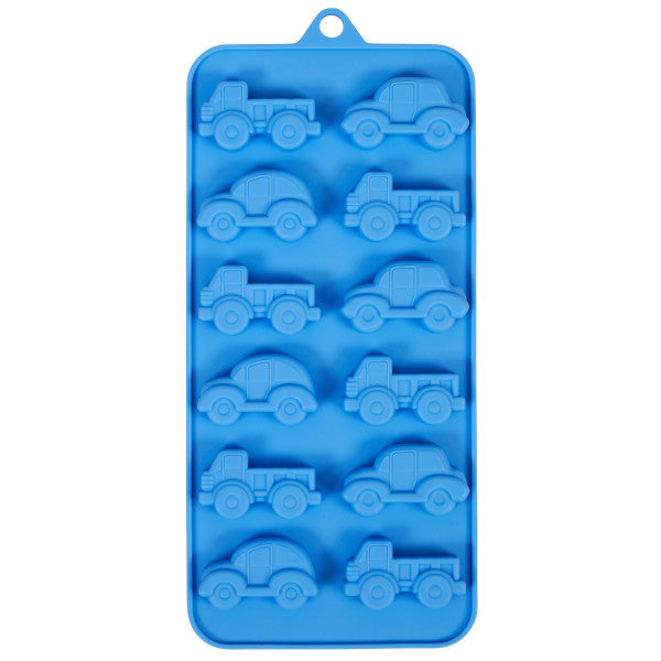 Wilton Silicone Car and Truck Candy Mold, 12-Cavity