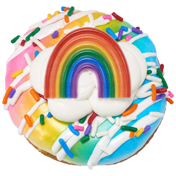 Rainbow Traditional Cupcake and Cake Rings 12 set