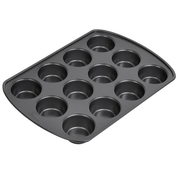 Wilton Perfect Results Premium Non-Stick Bakeware Muffin and Cupcake Pan, 12-Cup