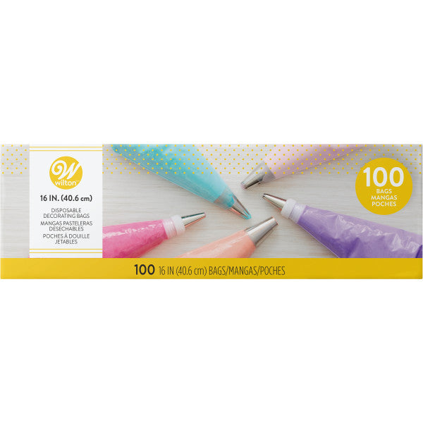 Wilton disposable decorating clearance bags 100