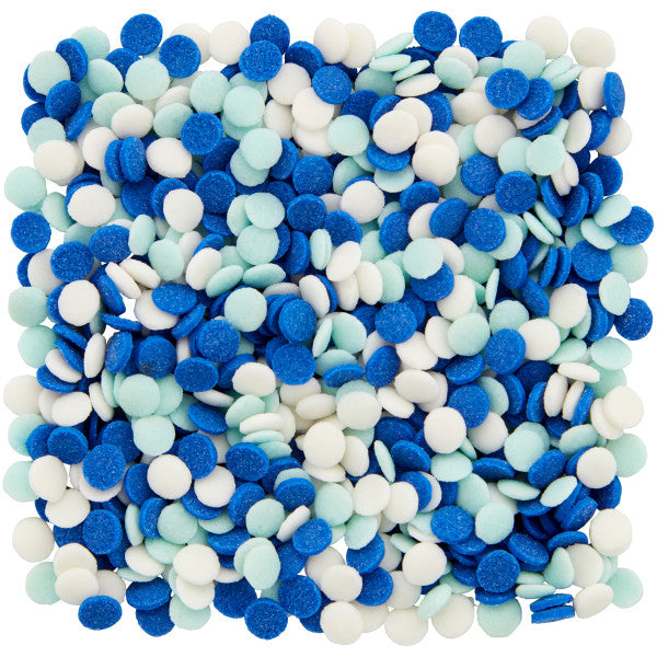 Wilton Winter Confetti Blue and White Holiday Sprinkle Mix, 5.29 oz.