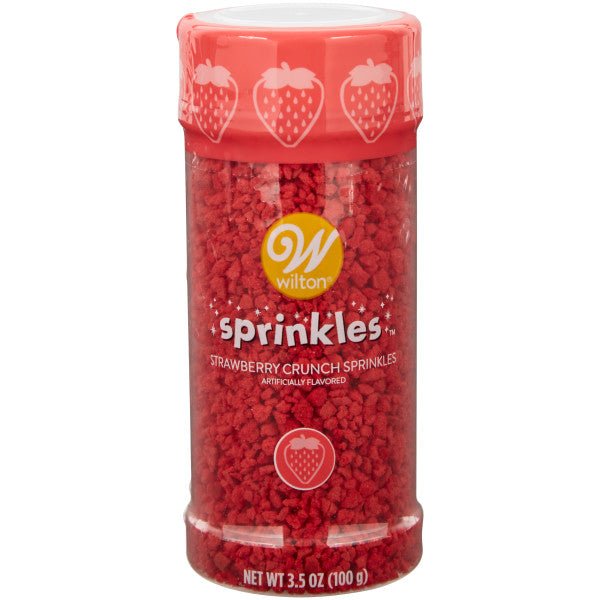 Wilton Strawberry Crunch Sprinkles for Cake and Cookie Decorating, 3.5 oz.