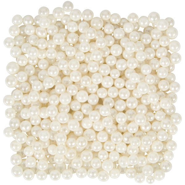 Wilton White Sugar Pearls Sprinkles Tube, 1.72 oz.