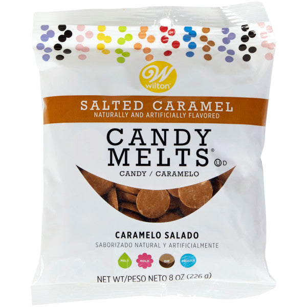 Wilton Candy Salted Caramel Melts, 8 oz.