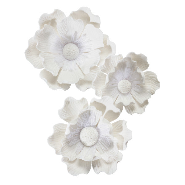 Poppy Assortmenth Gum Paste Flower - Select your size