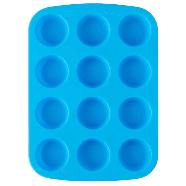  Wilton Easy-Flex Silicone Muffin and Cupcake Pan, 6-Cup, Blue:  Home & Kitchen