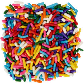 Wilton Rainbow Jimmies Sprinkles Tube, 1.5 oz.