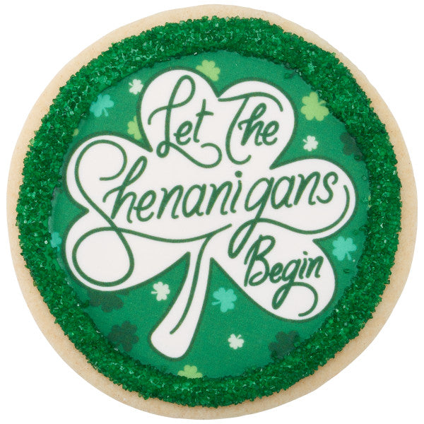 Let The Shenanigans Begin St. Patrick's Day Edible Cake Image PhotoCake®