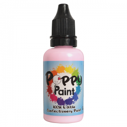 Poppy Paints Edible Cake Paint - 30 ml (1 fl oz) Select Your Color