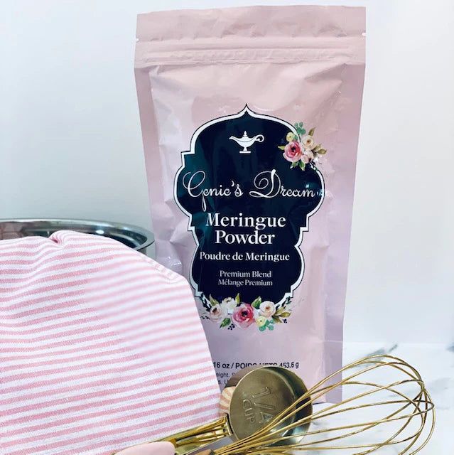 Genie's Dream Premium Meringue Powder 16 oz. resealable poly pouch 1 pound