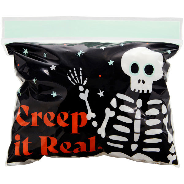 Wilton Creep it Real Resealable Halloween Treat Bags, 20-Count