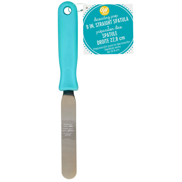 Angled Icing Spatula with Black Handle, 9-Inch - Wilton