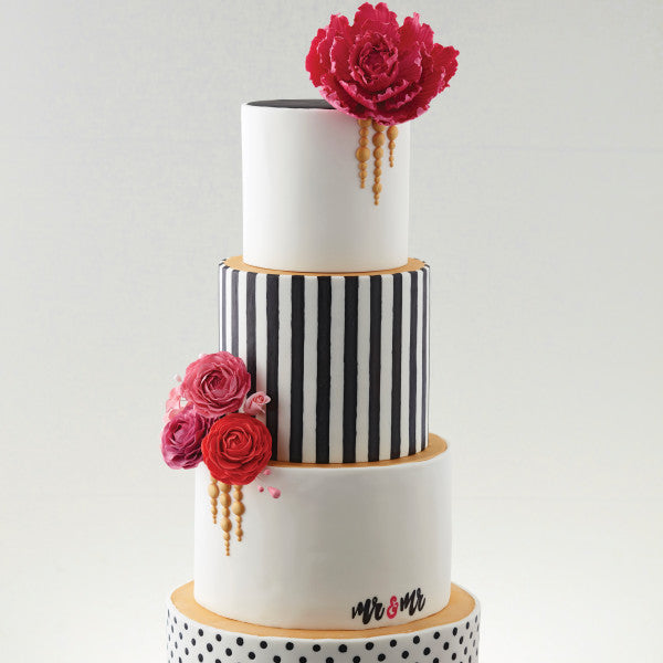 Moule Wedding Cake Rond Kit 4 pièces